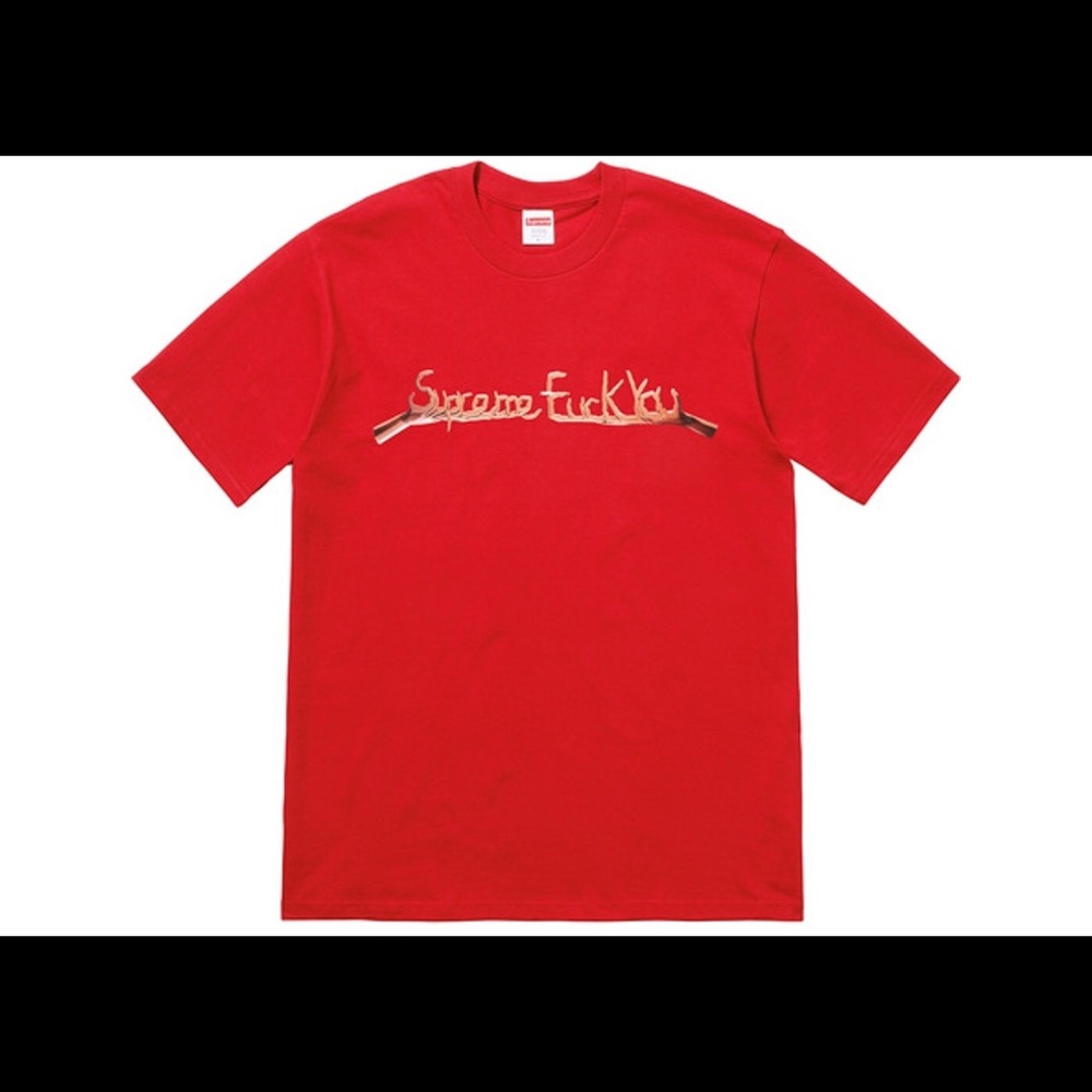 SUPREME
Supreme Fuck You Tee Red (FW18)